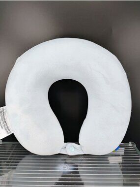 Open Story Travel Neck Pillow Soft Plush Cover Memory Foam Adjustable Clip